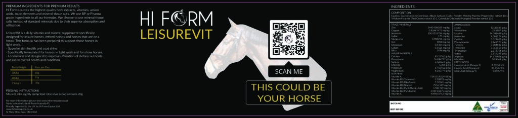 Hi Form Equine – Premium Horse Supplements